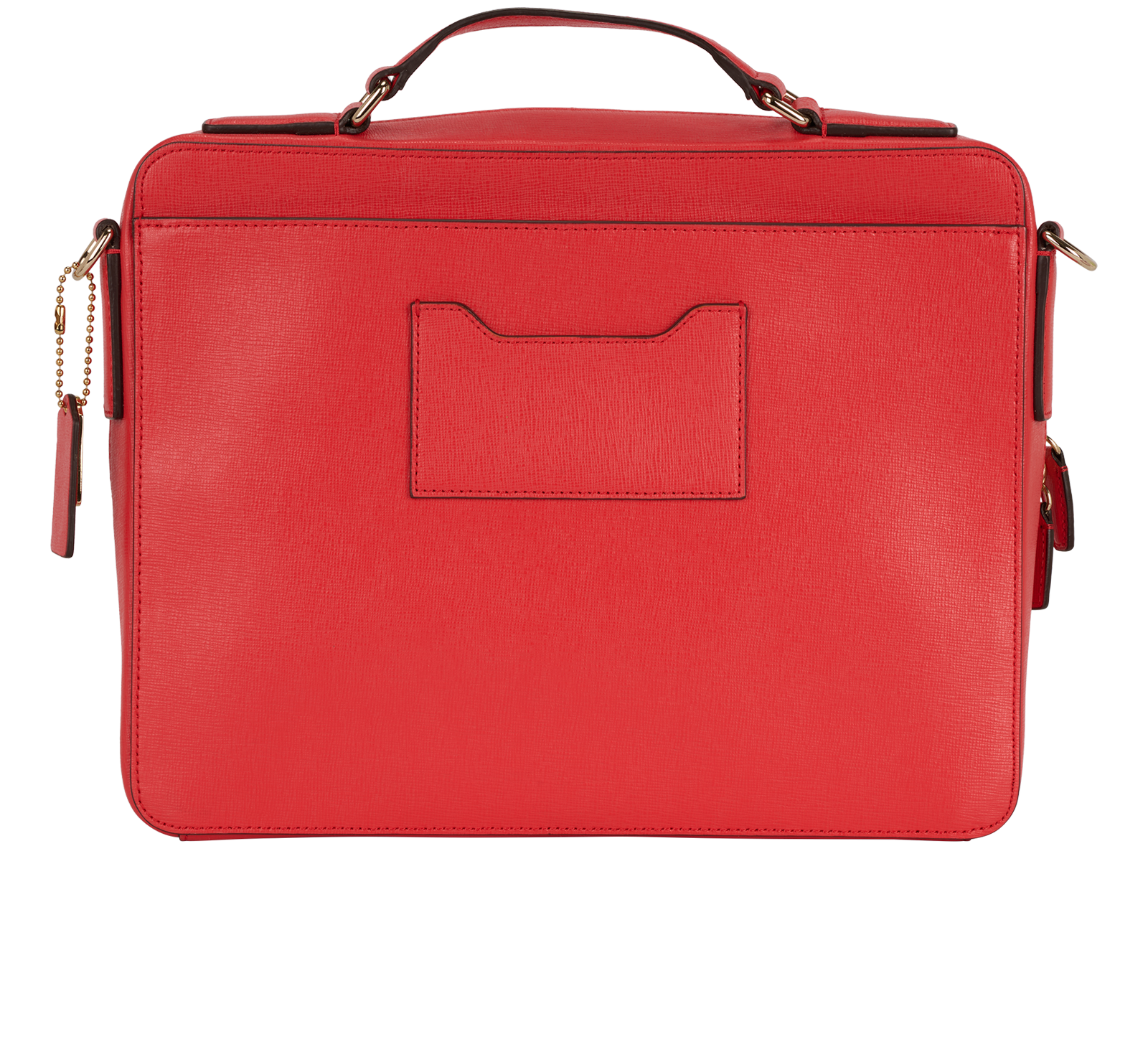 Briefcase Bag, &pound;150, Handbags, Pink, Leather, Back view